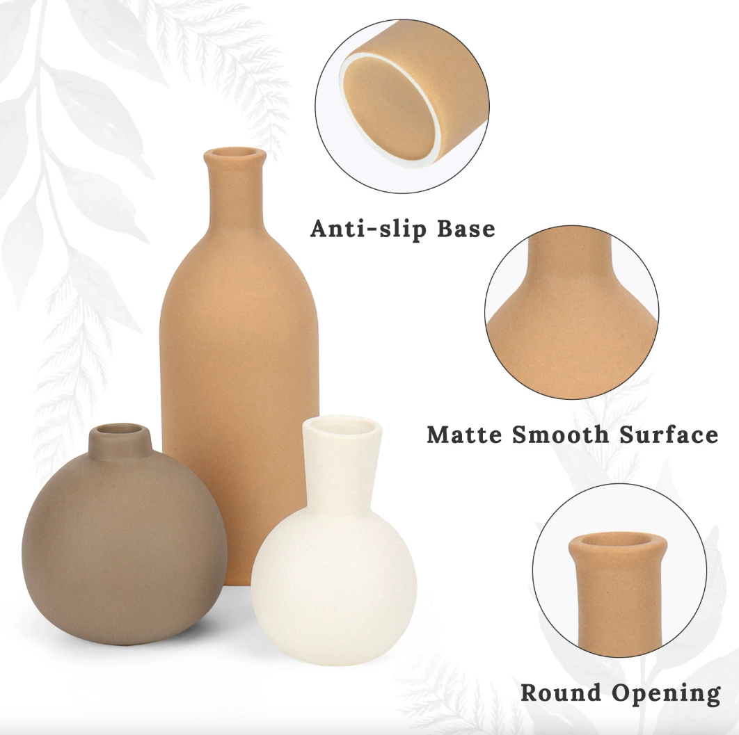 Farmhouse Vases Home Decor Pottery Vases